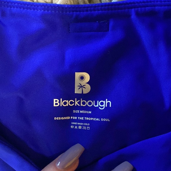 Blackbough Blue Strappy Bikini Set NWOT - Picture 4 of 6